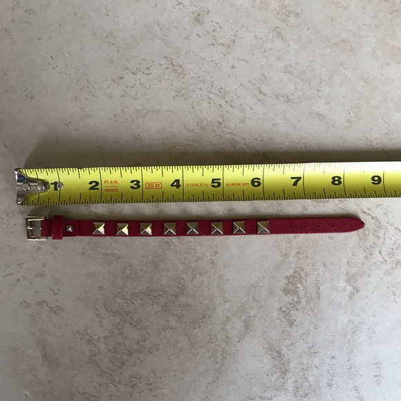 Valentino Leather Studded Bracelet - Picture 10 of 15